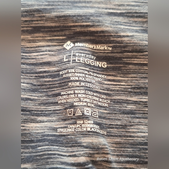 Gray Heathered Leggings - Picture 5 of 10